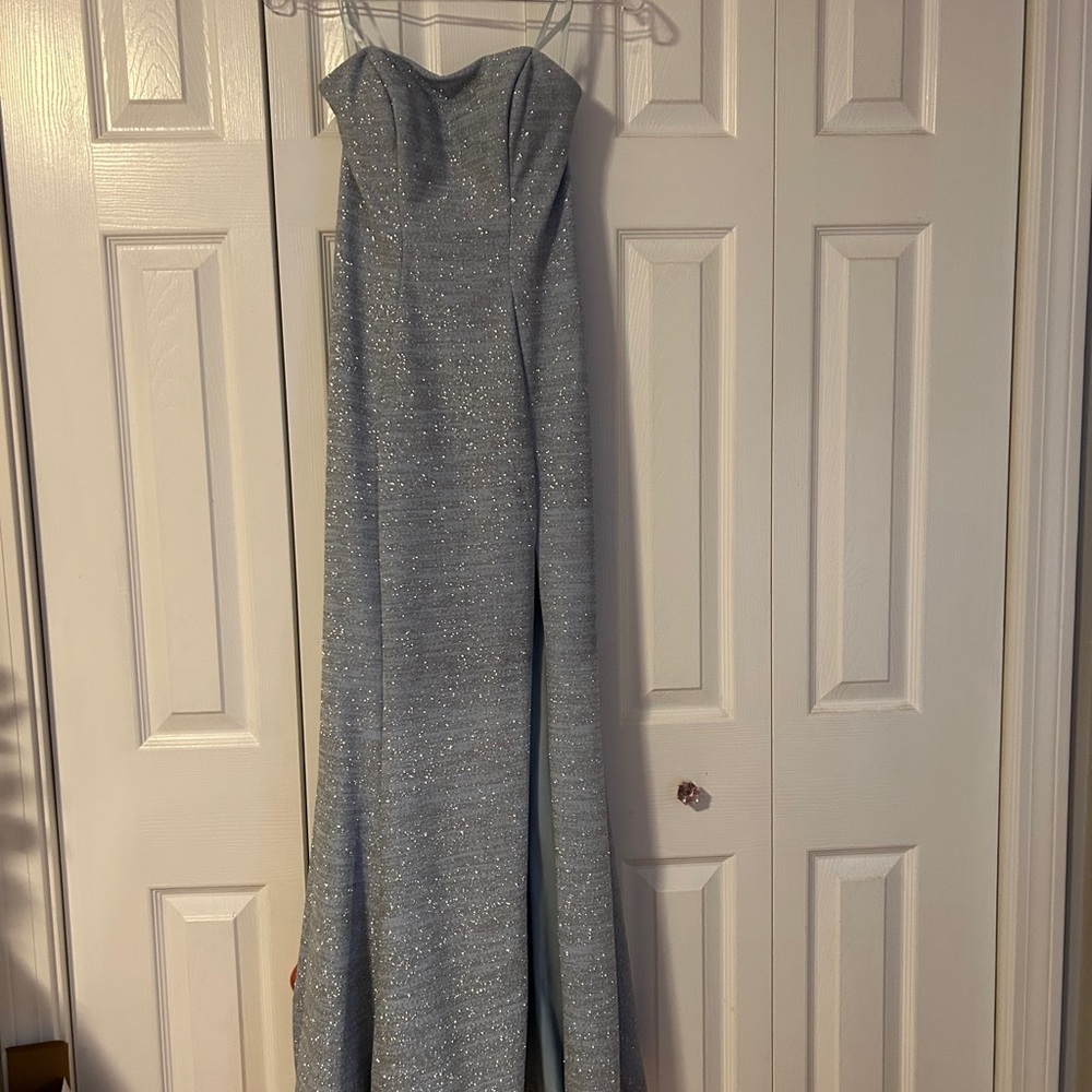 Elegant light blue gown